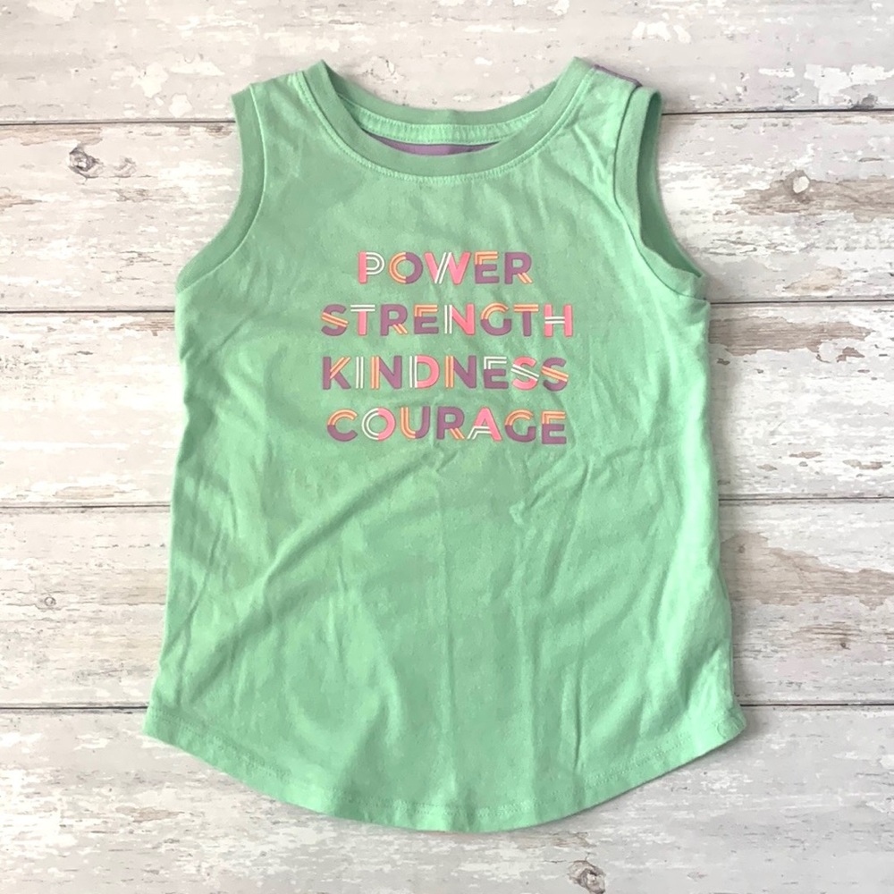 Girls 4T Mint Green Tank Top Sleeveless Shirt Gymboree Summer Clothes Size 4